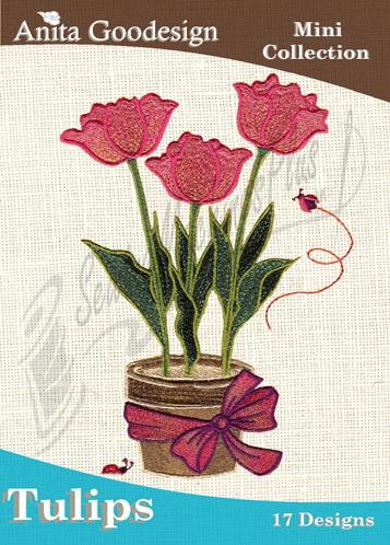 Anita Goodesign Mini Collection Tulips 11MAGHD