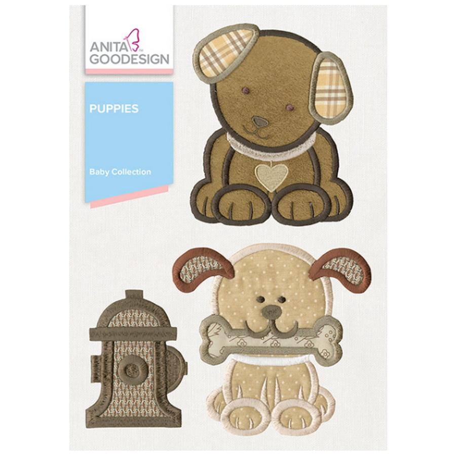 Anita Goodesign Baby Puppies (32 Designs)