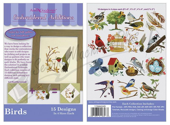 Anita Goodesign Mini Collection EA-Birds (172MAGHD)