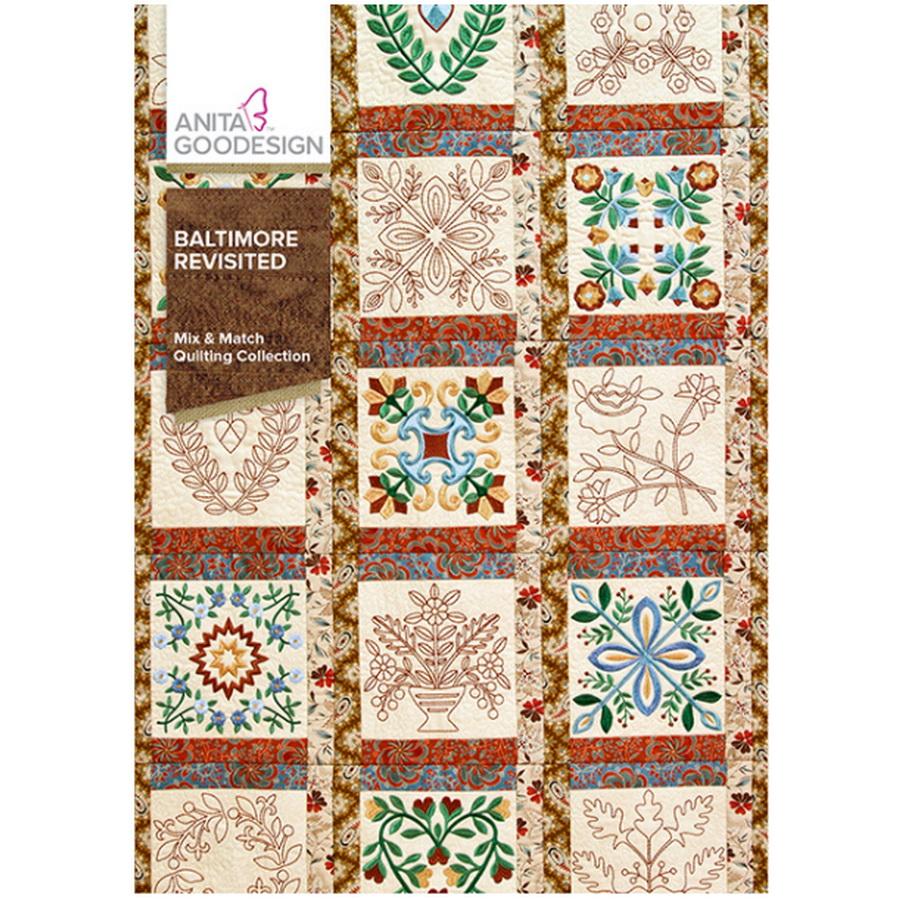 Anita Goodesign Full Collection Mix & Match Quilting Baltimore Revisited 180AGHD