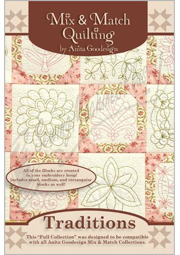 Anita Goodesign Full Collection Mix & Match Quilting Traditions 181AGHD