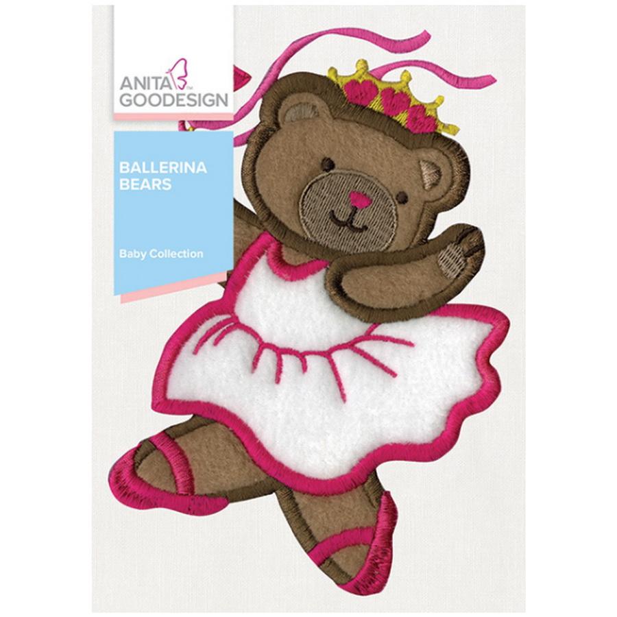 Anita Goodesign Baby Ballerina Bears (28 Designs)