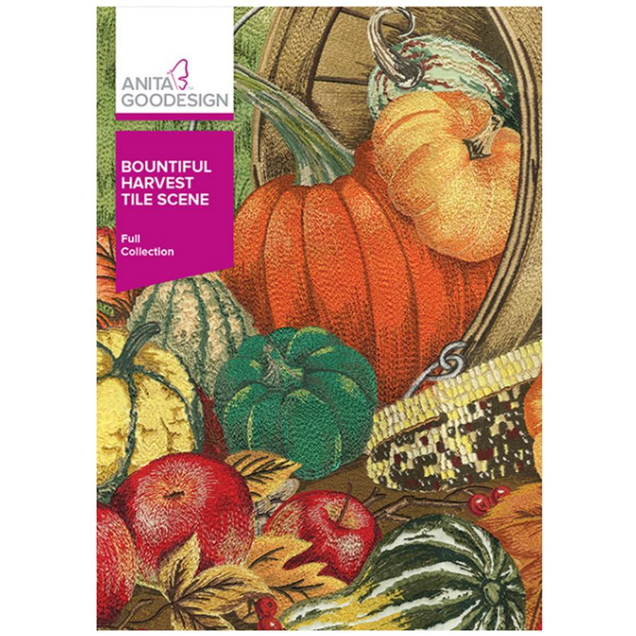 Anita Goodesign Bountiful Harvest Tile Scene (292AGHD)