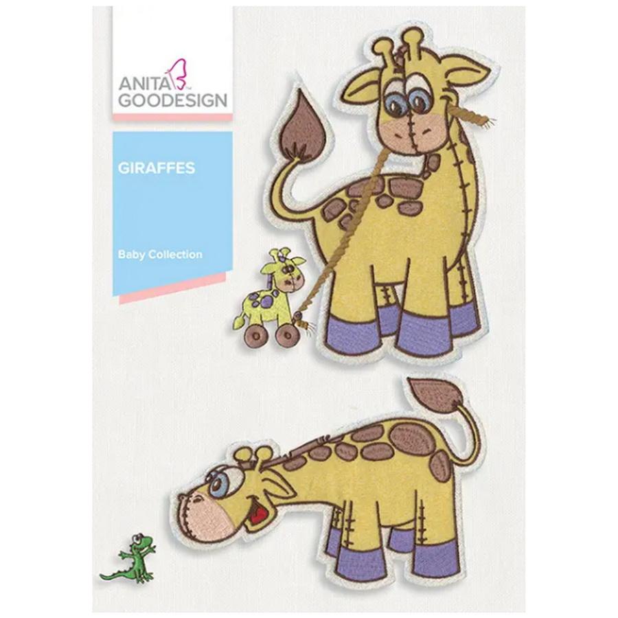 Anita Goodesign Baby Giraffes 35BAG