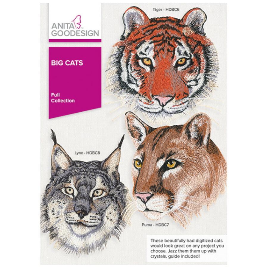 Anita Goodesign Big Cats (44 Designs)