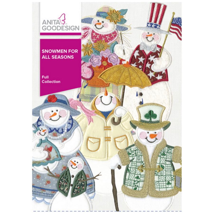 Anita Goodesign Snowmen For All Seasons (60 Designs)