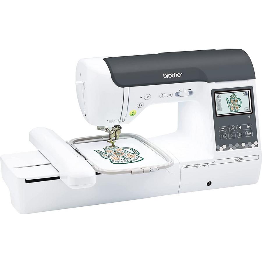 Brother SE700 Embroidery & Sewing Machine w/ Combo Sewing & Embroidery  Bundle