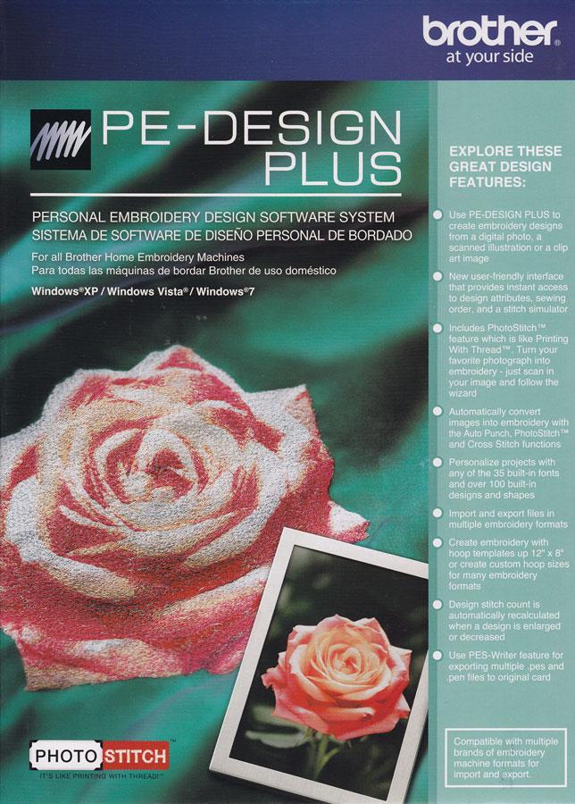 PE-DESIGN PLUS - Embroidery Editing Software By Brother
