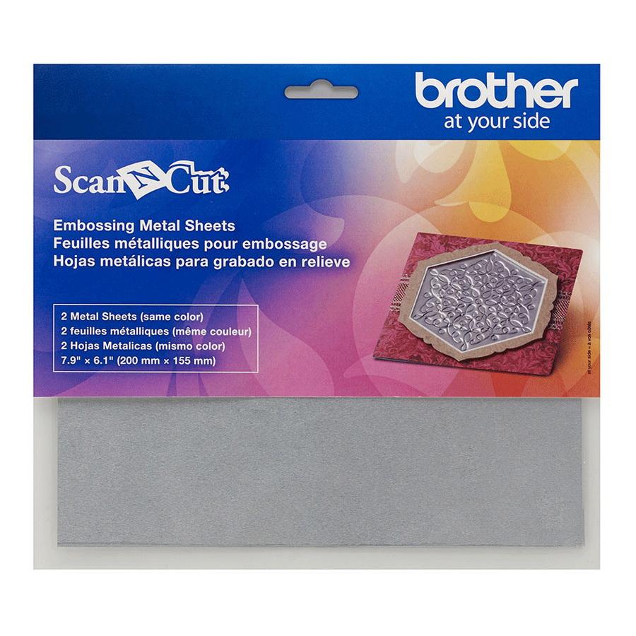 Brother Embossing Silver Metal Sheets - Includes Two Metal Sheets