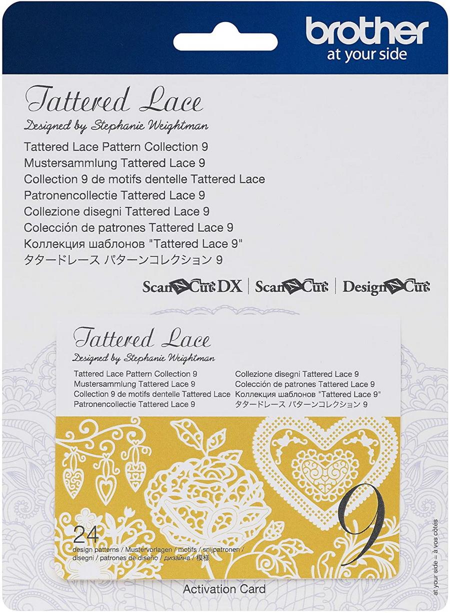 Brother Tattered Lace Pattern Collection #9, 24 Designs