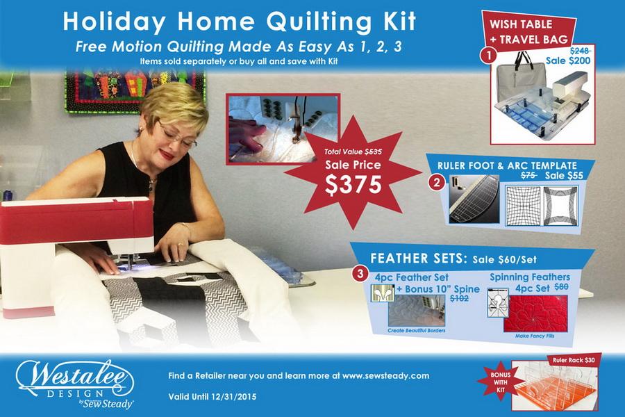 Sew Steady Holiday Home Quilting Kit