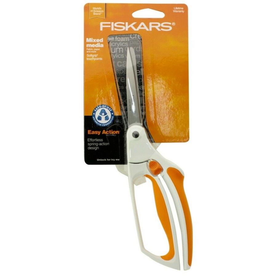 Fiskars Easy Action No 8 Bent Scissor (Spring Action) (RA-9911)