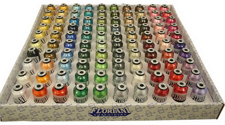 Floriani Top 100 Thread Colors Set 1 (100ts)