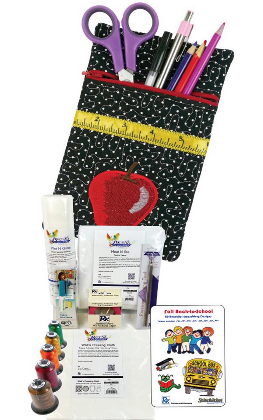 Floriani Back to School Project Bundle - Instructions Included