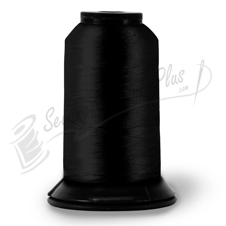 PF0900 - Floriani Embroidery Thread, Black, 1,100yd spool