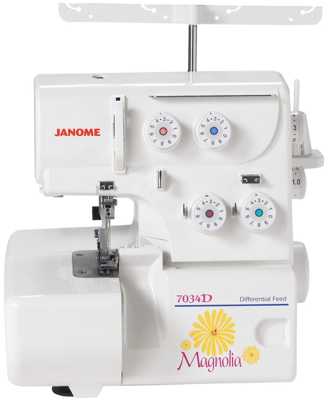 Refurbished Janome Magnolia 7034D 3- & 4-Thread Serger w/ Differential Feed