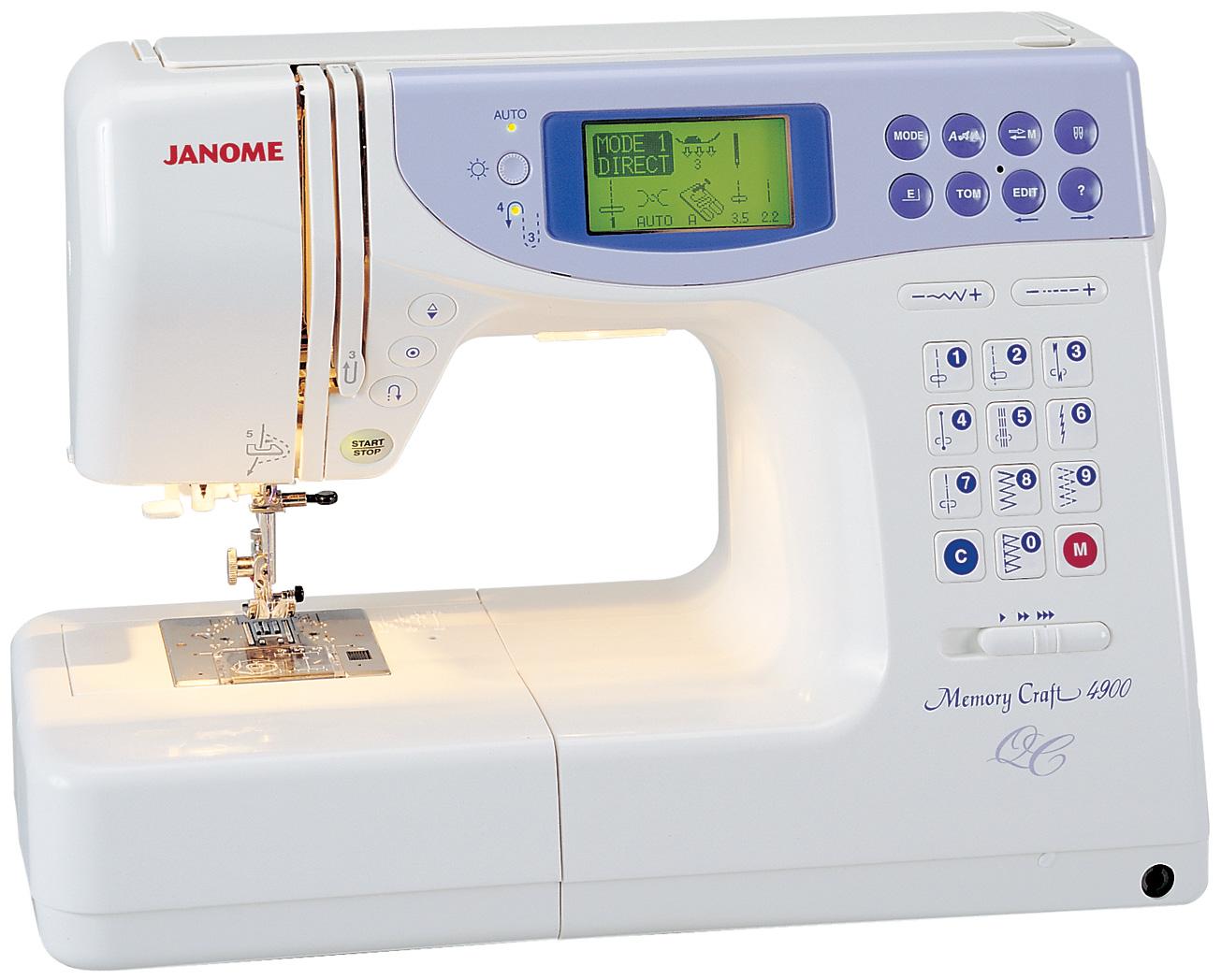 Janome Memory Craft 4900QC Sewing & Quilting Machine