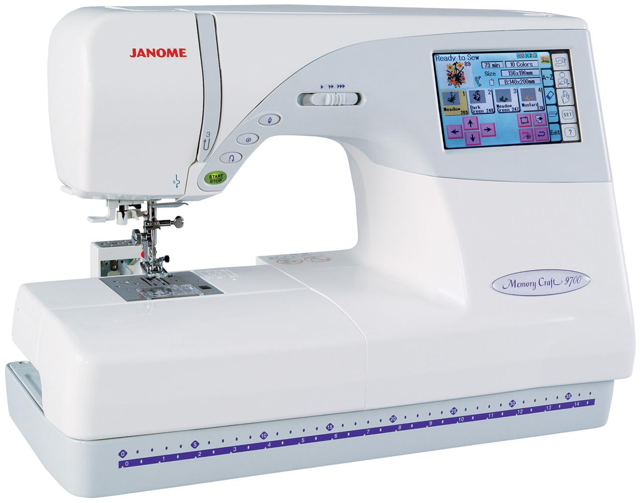 Janome Memory Craft 9700 FS Sewing & Embroidery Machine