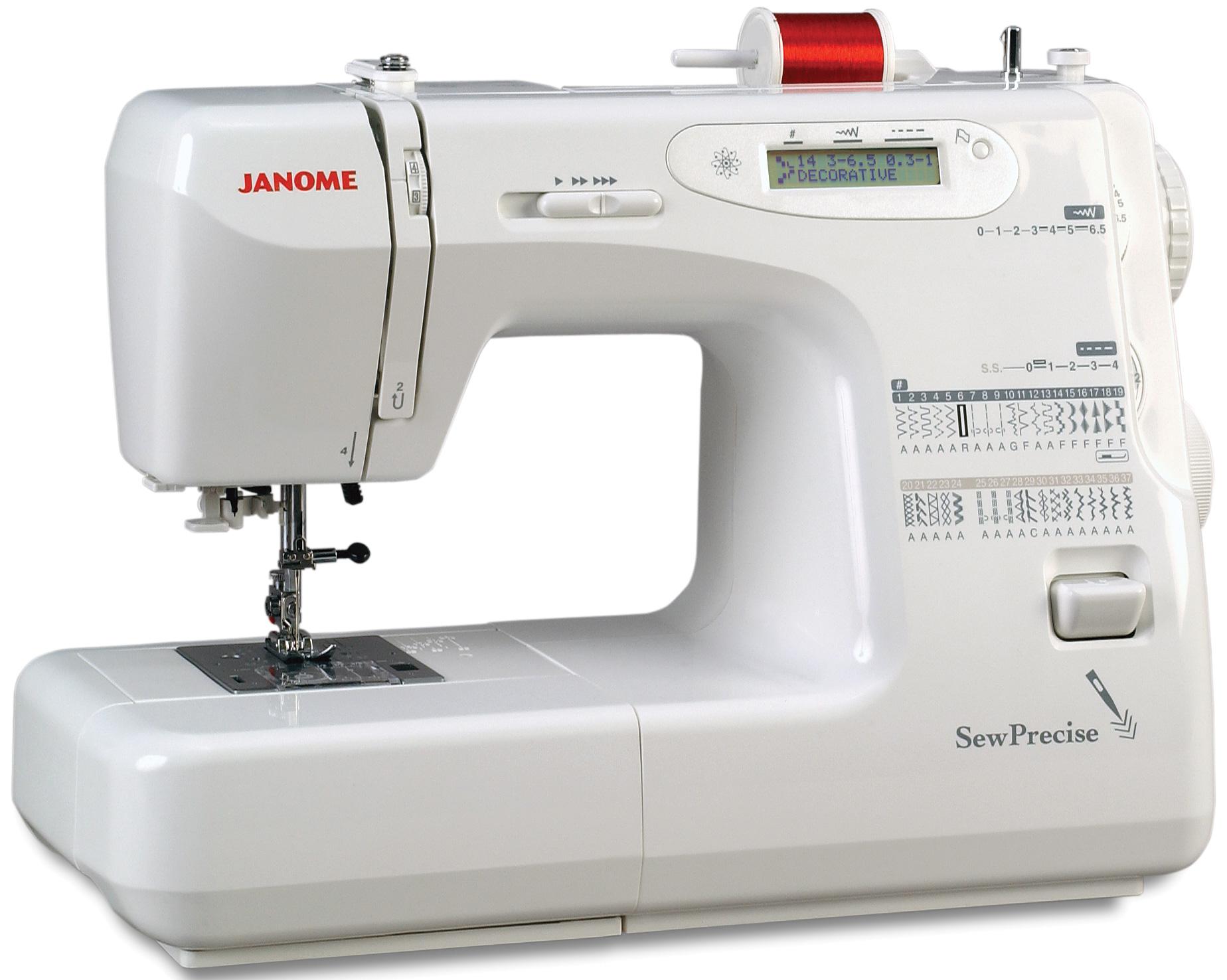 Janome Sew Precise Heavy Duty Mechanical Sewing Machine with Computerized Features