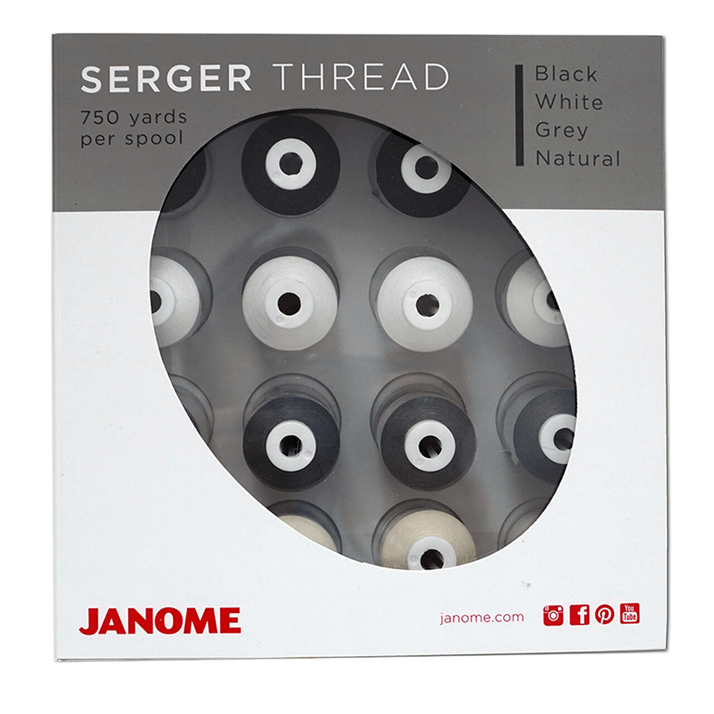 Janome Serger Thread Kit  16 PK (SERGERTHDKIT