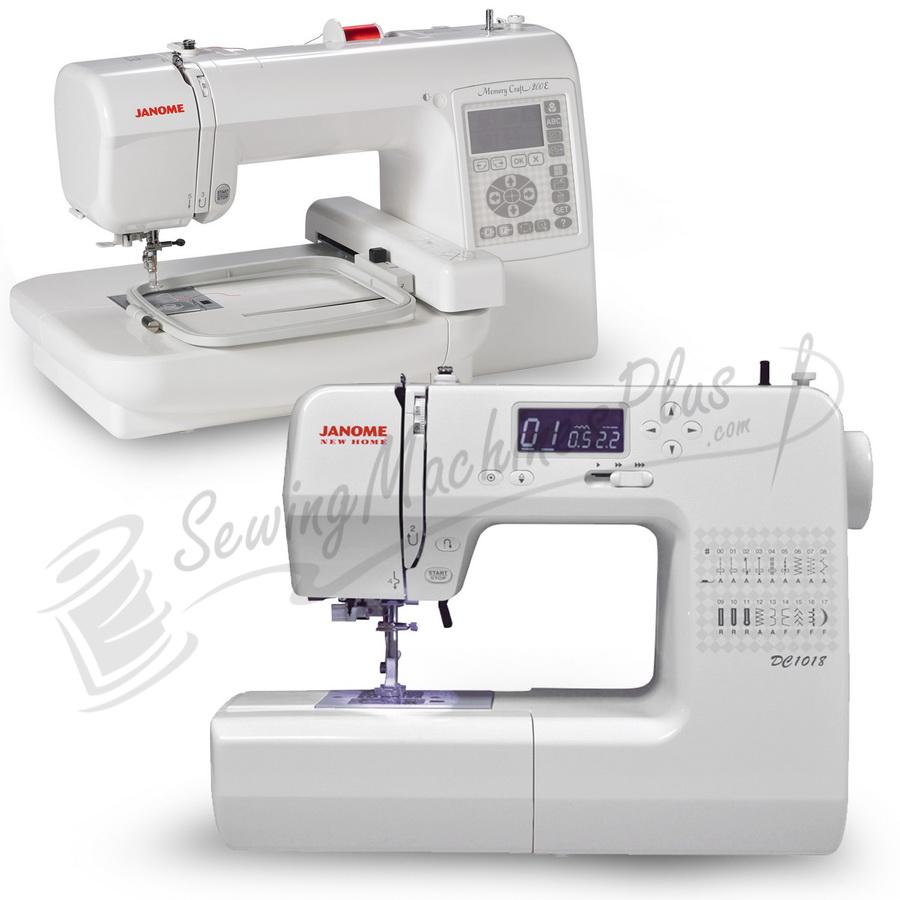 Janome New Home DC 1018 & MC200E Combo Package