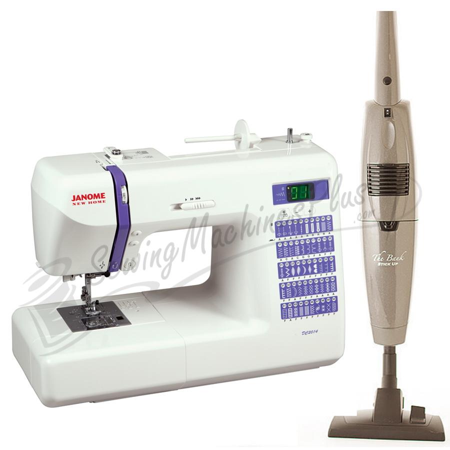 Janome DC2014 Computerized Sewing Machine w/ Bank Stick Up Vacuum
