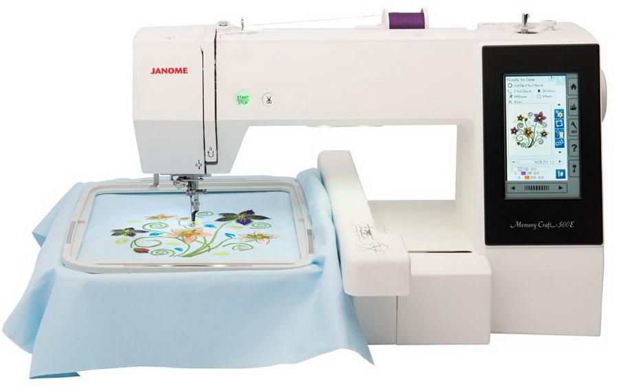 Janome Memory Craft 500E Embroidery Machine