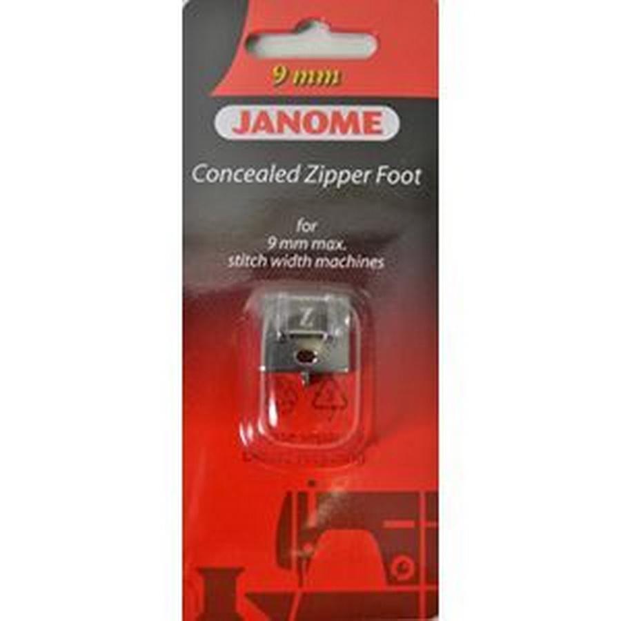 Janome 9mm Concealed Zipper Foot - #202144009