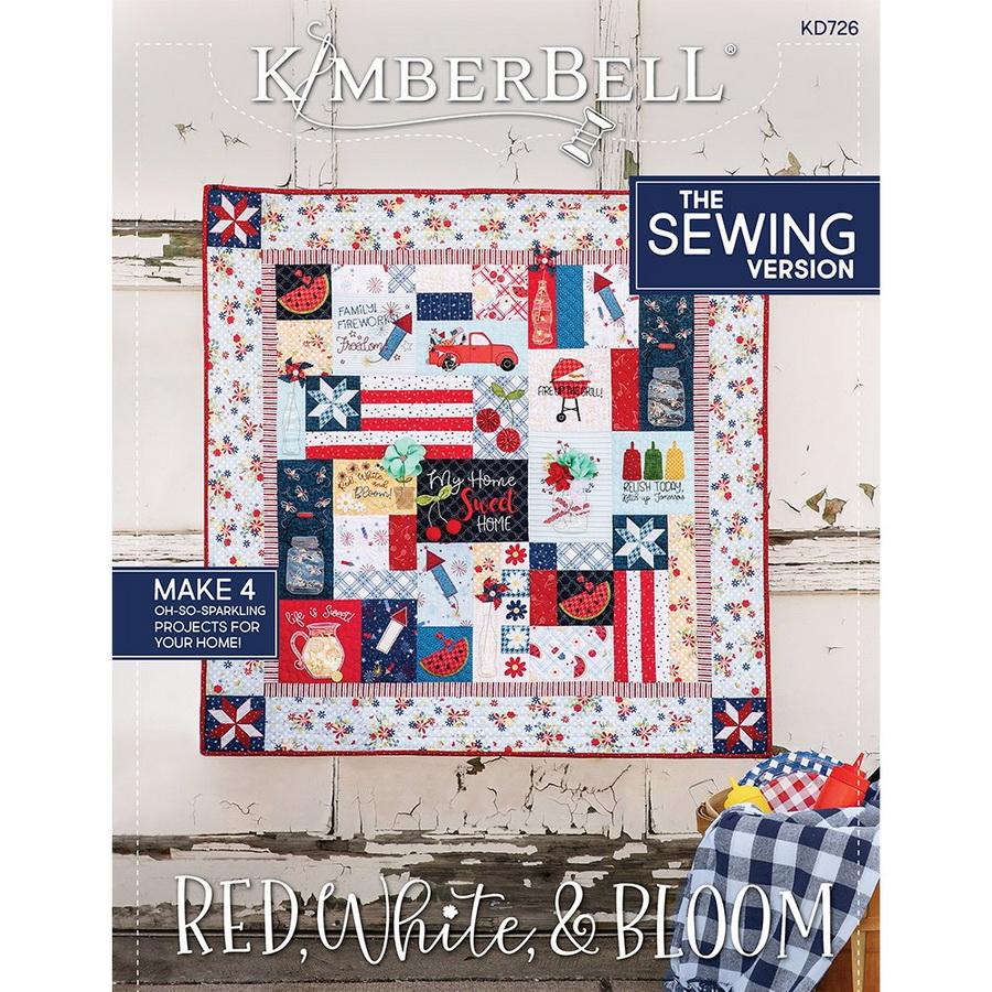 Kimberbell Red White & Bloom - SEW (KD726)