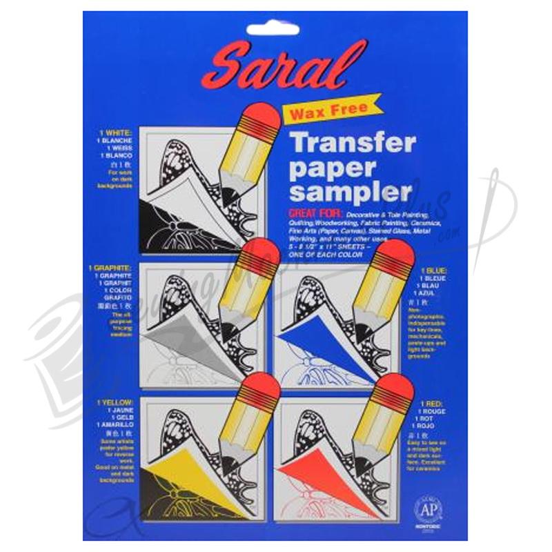 Saral Transfer Paper colored 5 pk - Wax Free