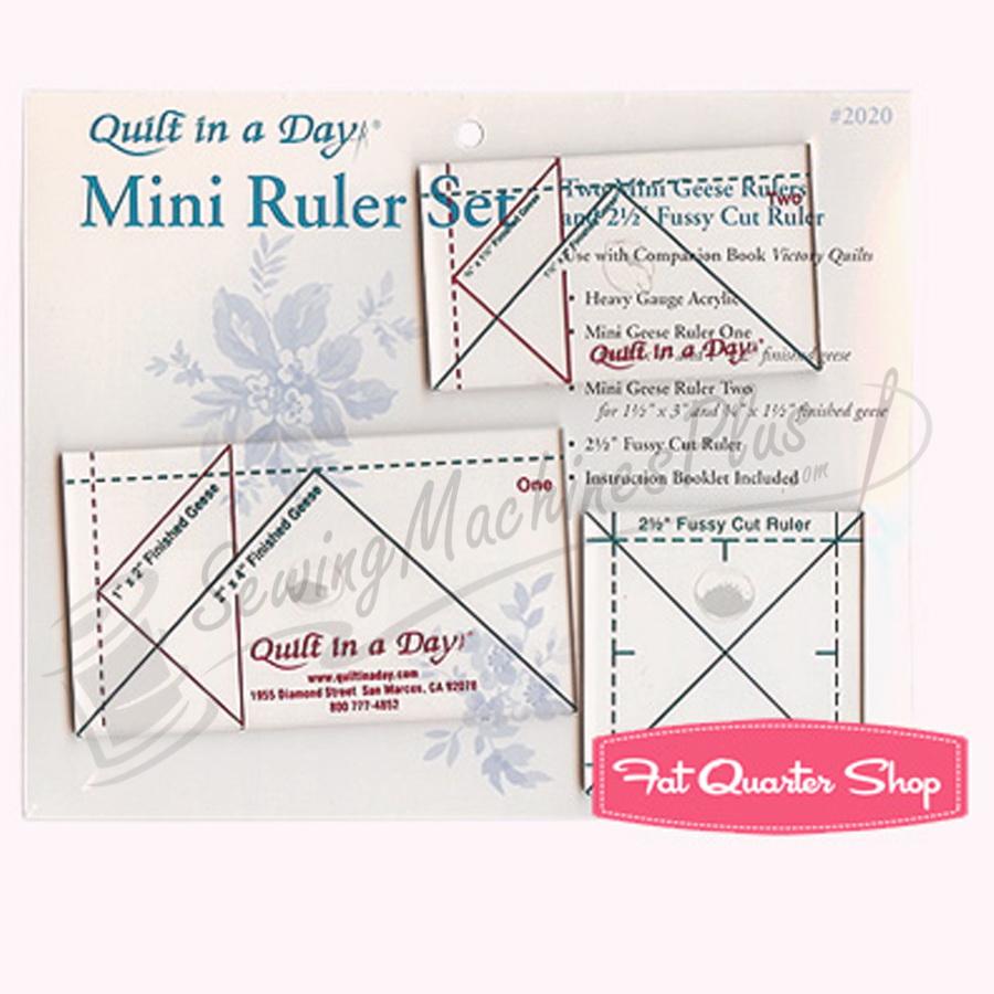 Quilt In a Day Mini Geese Ruler Set By Eleanor Burns QD-2020