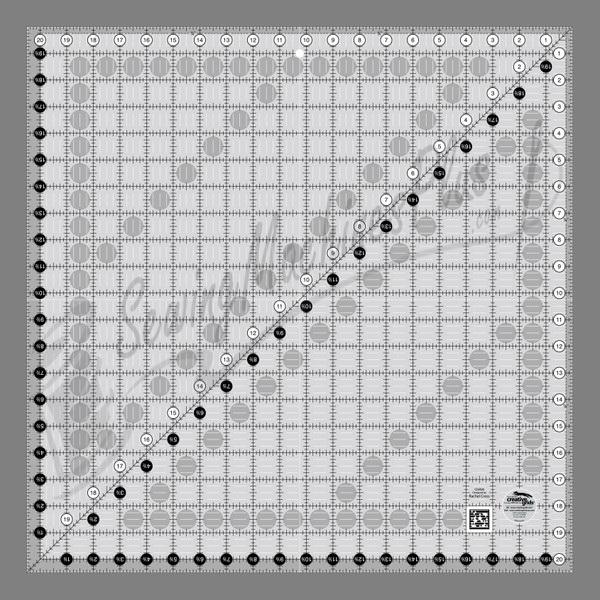 Creative Grids Quilting Ruler 20 1/2in Square CGR20