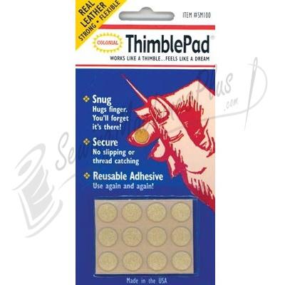 Thimblepad Leather Adhesive Thimble (SM100)