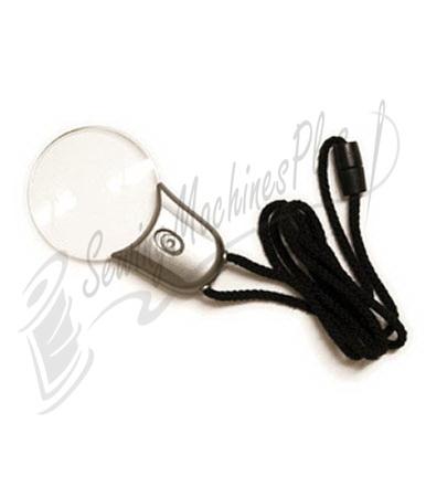 Mighty Bright 2" Pendant LED Magnifier - Silver