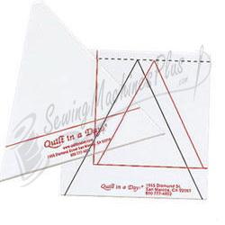 Quilt in a Day Triangle in a Square Ruler (QID-2008)
