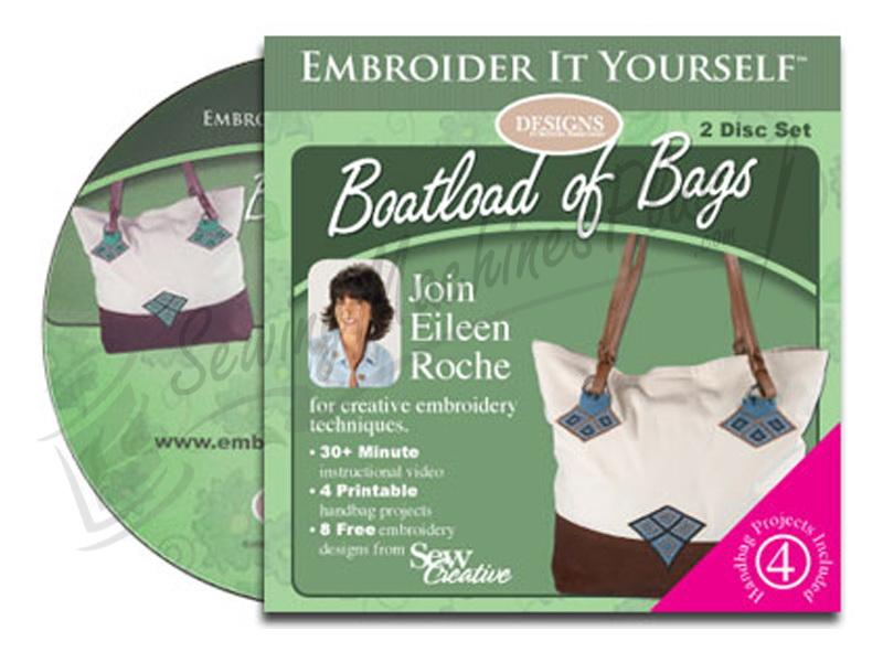 Designs Embroider it Yourself Video Boatload Bags (CD00400)