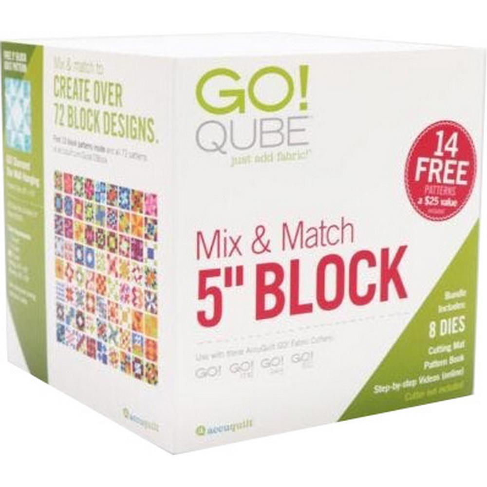 Accuquilt GO! Qube Mix & Match 5in Block