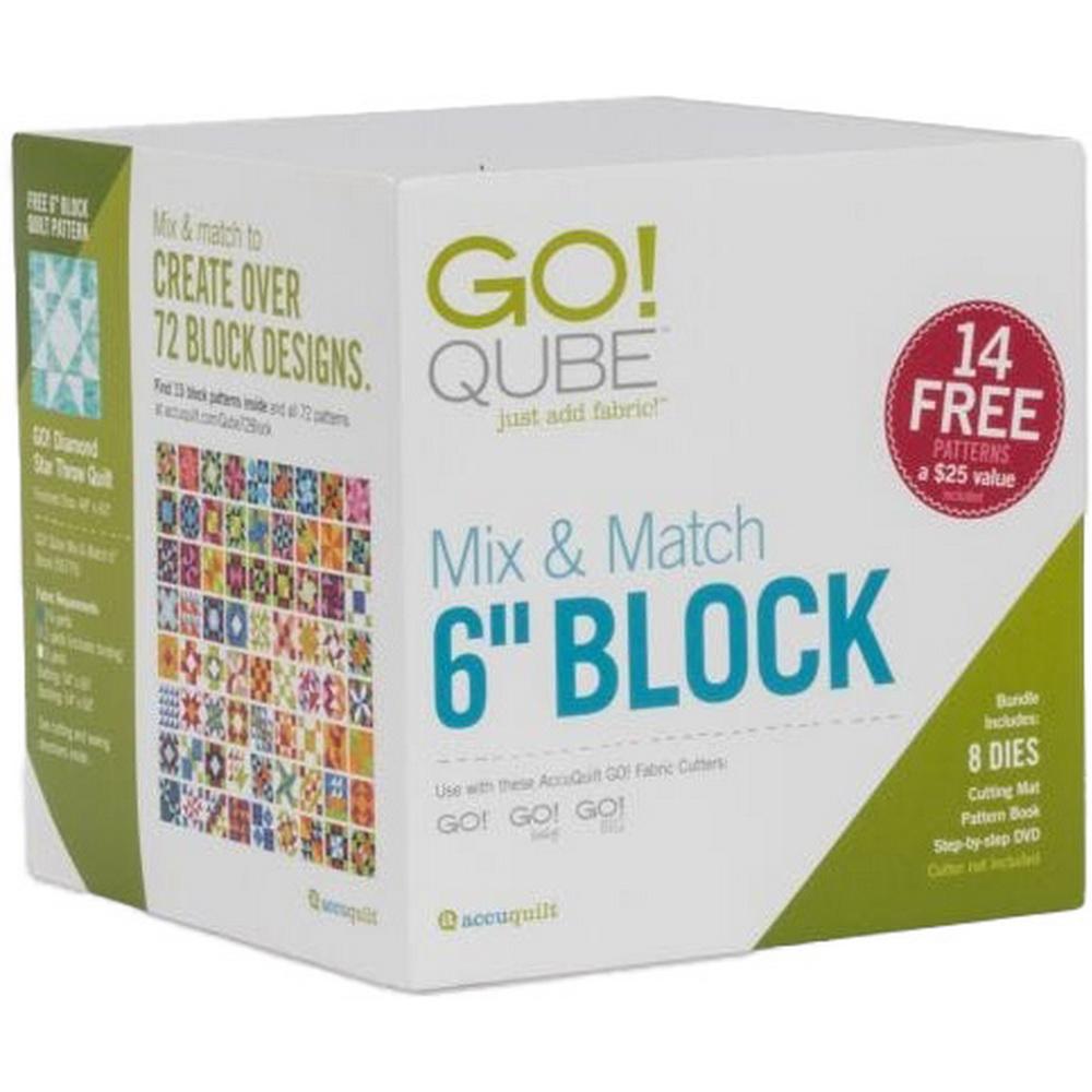 Accuquilt GO! Qube Mix & Match 6in Block