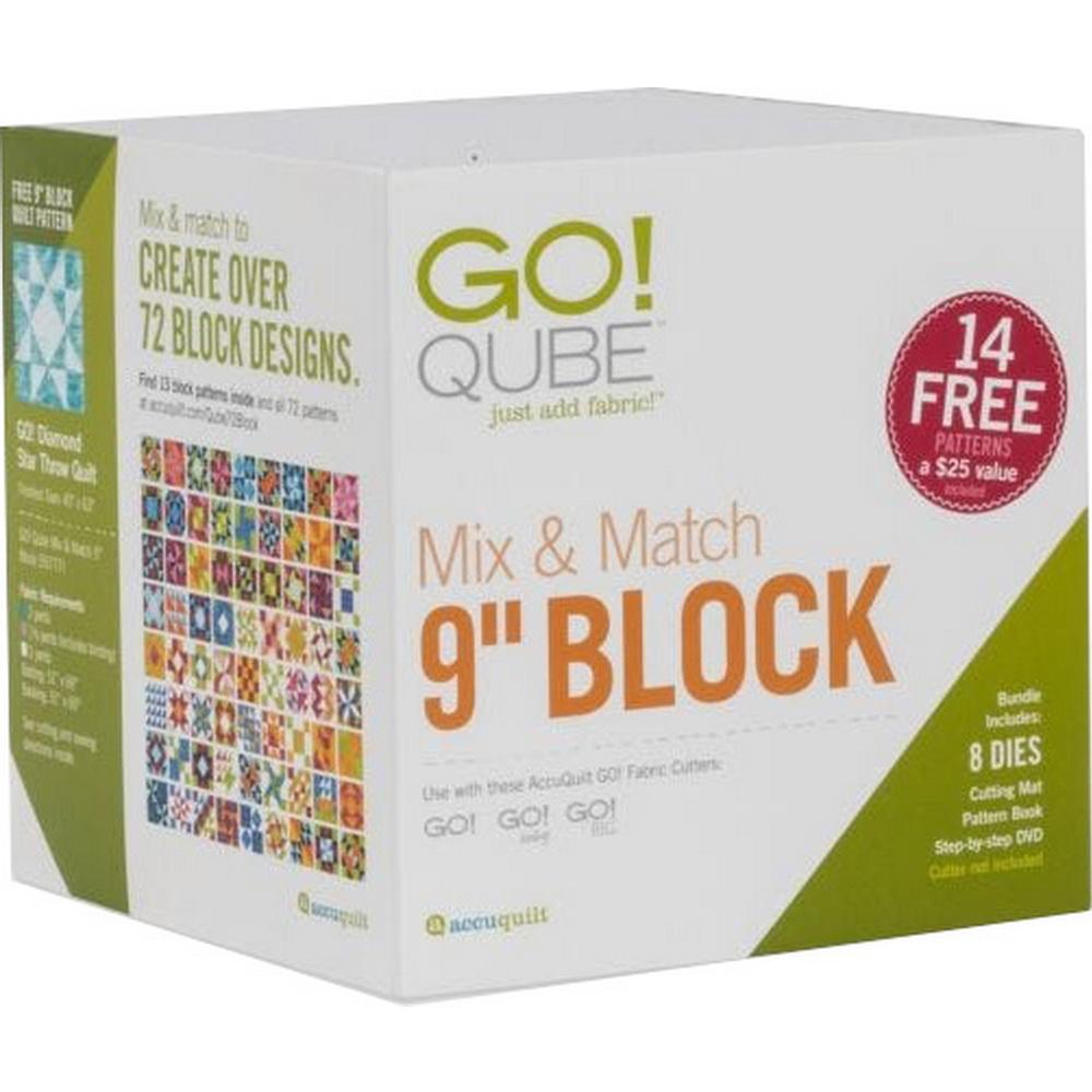 Accuquilt GO! Qube Mix & Match 9in Block
