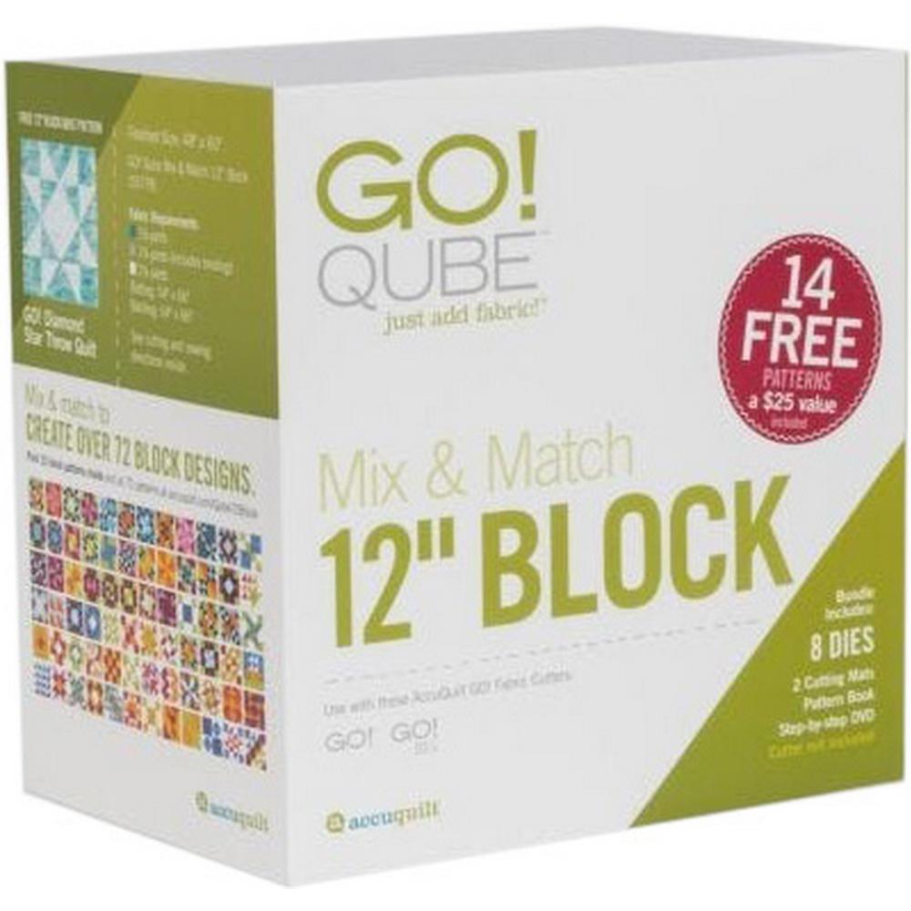 Accuquilt GO! Qube Mix & Match 12in Block
