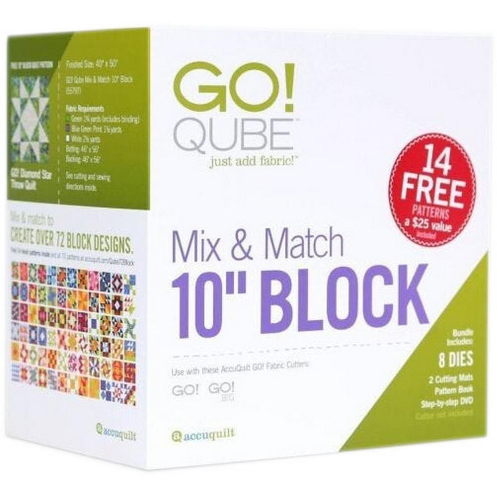 Accuquilt GO! Qube Mix & Match 10in Block