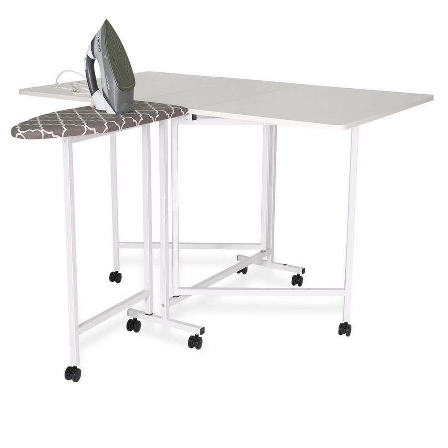 Arrow Millie Cutting & Ironing Table (White)