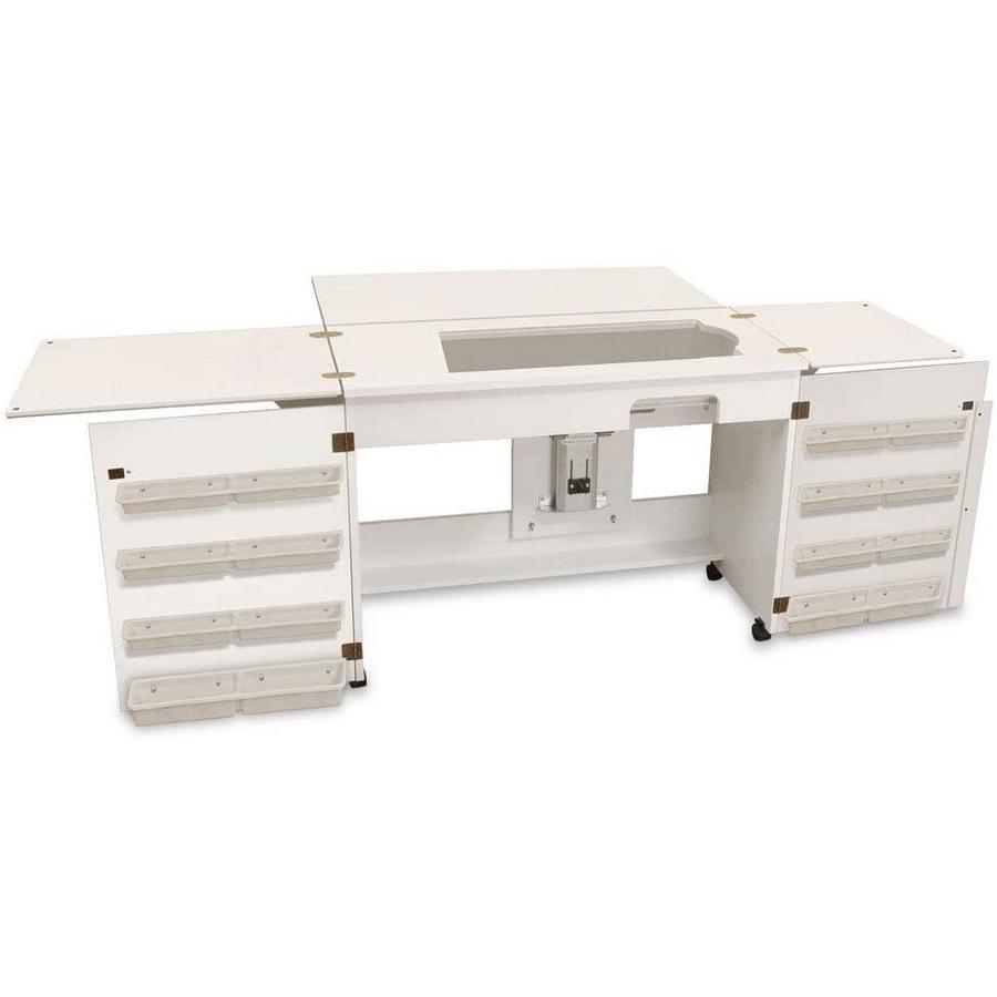 Arrow 98701 Bertha Sewing Cabinet for large machines - White Finish