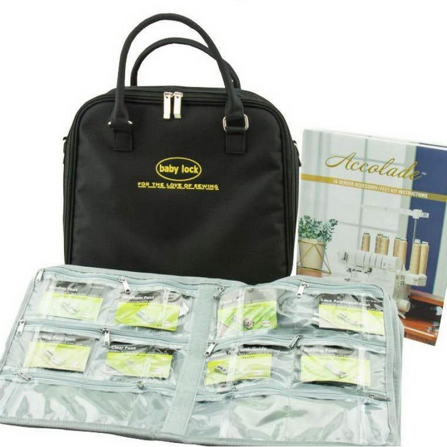 16 PC Foot Kit and Case - Baby Lock Accolade, Evolution or Evolve serger (BLS8FTKIT)