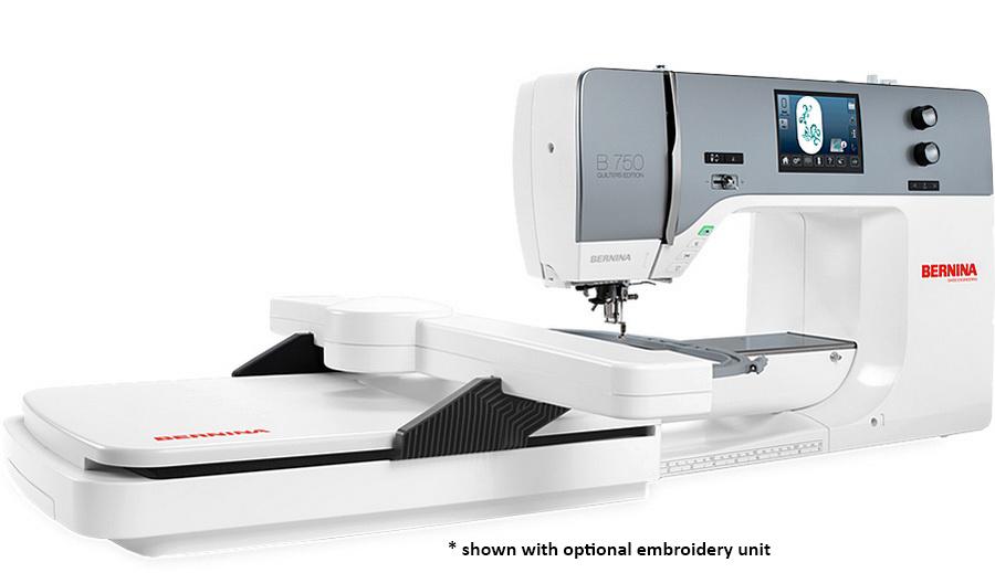 Bernina 750 QE Embroidery, Sewing and Quilting Machine Show Model (Optional Embroidery Unit Available)