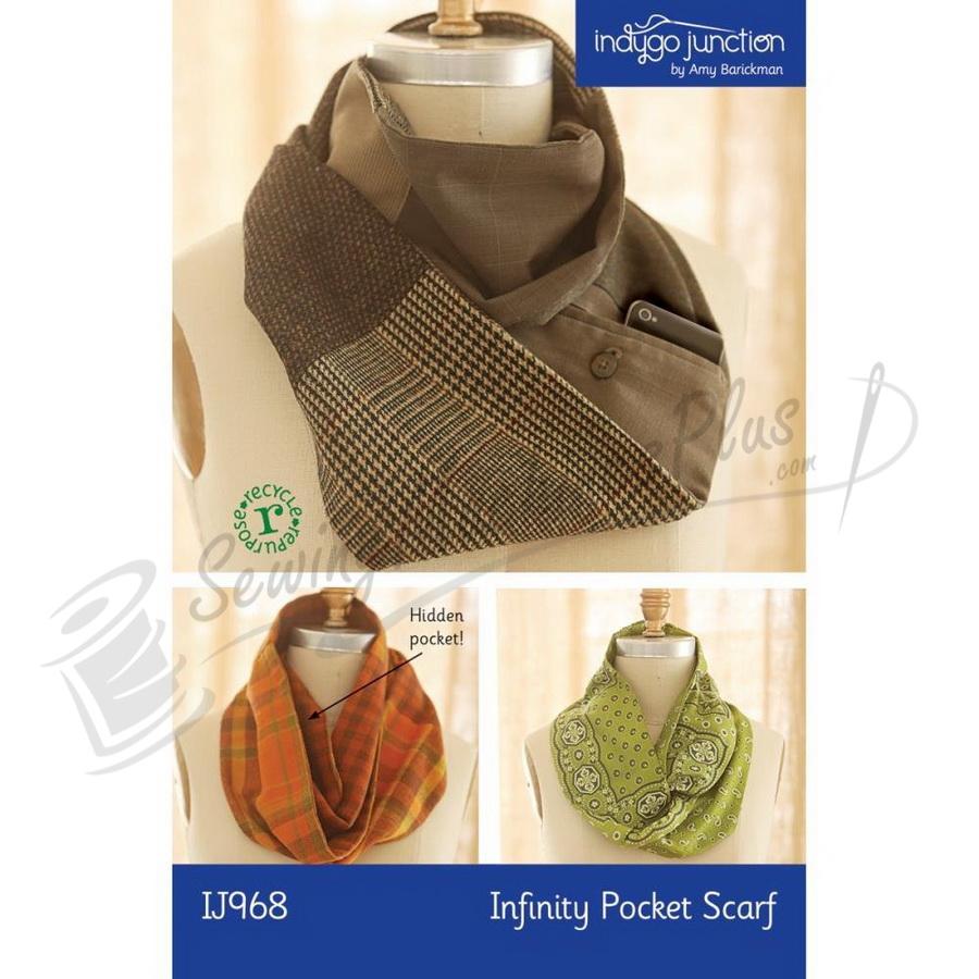 Indygo Junction-Infinity Pocket Scarf Sewing Pattern