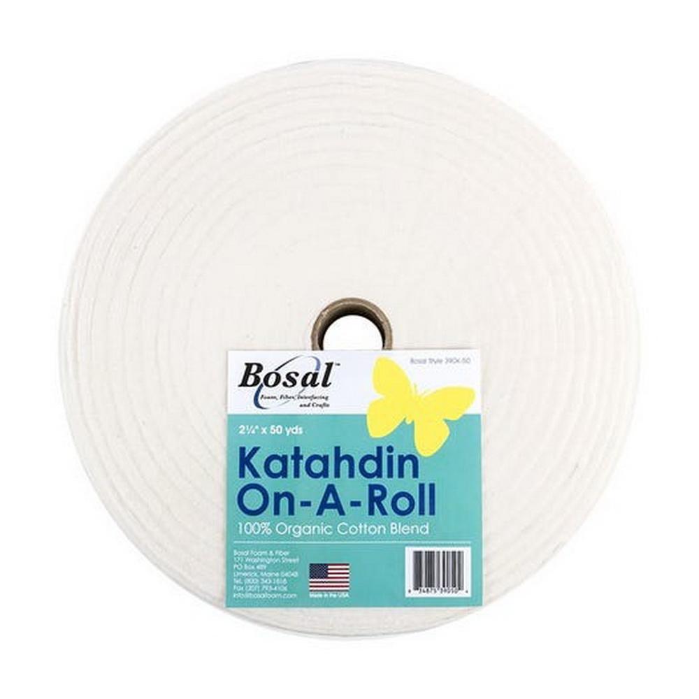 Katahdin On-A-Roll 2.25in x 50 yards 100% Organic Cotton Blend Batting
