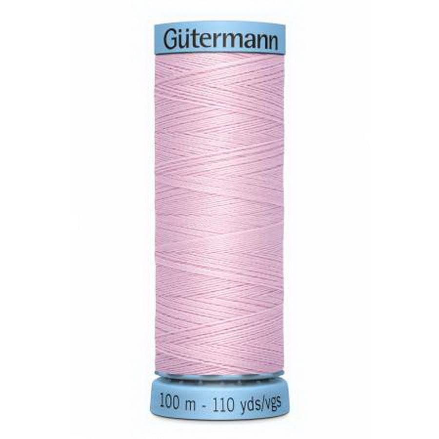 Pure Silk Thread 100m 3ct- Light Pink