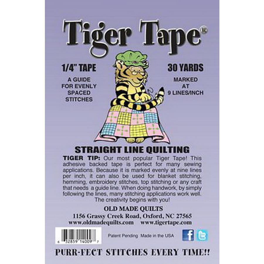 Tiger Tape 1/4in 9 Lines