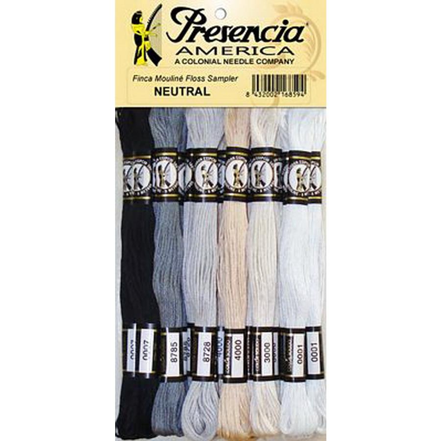 Embroidery Floss Sampler 18ct NEUTRAL